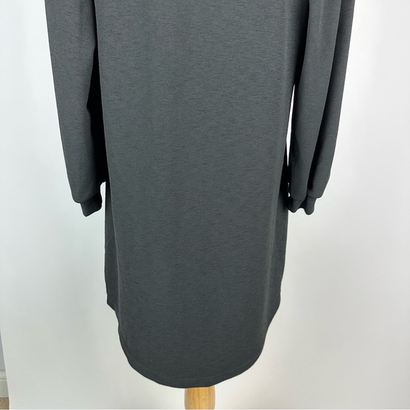 City Chic Quiero Dress Black V Neck Sheath Dress Size 14 - Picture 14 of 15